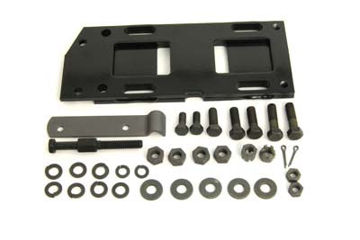 17-0247 - Transmission Mounting Plate Kit Black by Motorshop