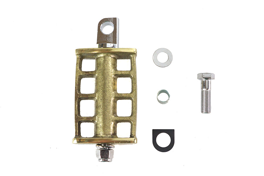 17-0303 - Skeleton Kick Starter Pedal Brass by Motorshop