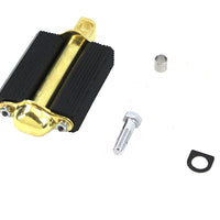 17-0347 - Bicycle Kick Starter Pedal and Axle Assembly Brass Plated by Motorshop