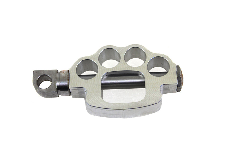 17-0386 - Natural Alloy Knuckle Kick Starter Pedal by V-Twin