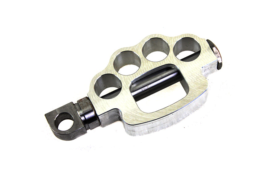 17-0386 - Natural Alloy Knuckle Kick Starter Pedal by V-Twin