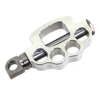 17-0386 - Natural Alloy Knuckle Kick Starter Pedal by V-Twin