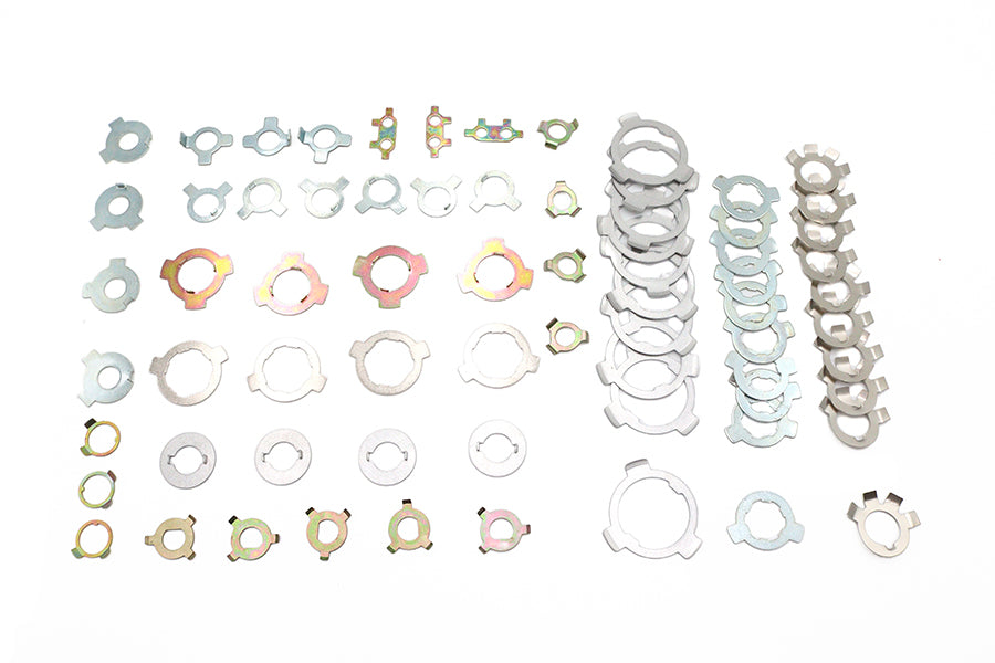 17-0940 - Lock Tab Assortment 70 Pieces Carded by Motorshop