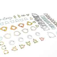 17-0940 - Lock Tab Assortment 70 Pieces Carded by Motorshop