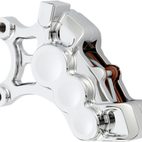 1701-0604 - ARLEN NESS 6-Piston Caliper - Front Left - Chrome - 14" 02-210