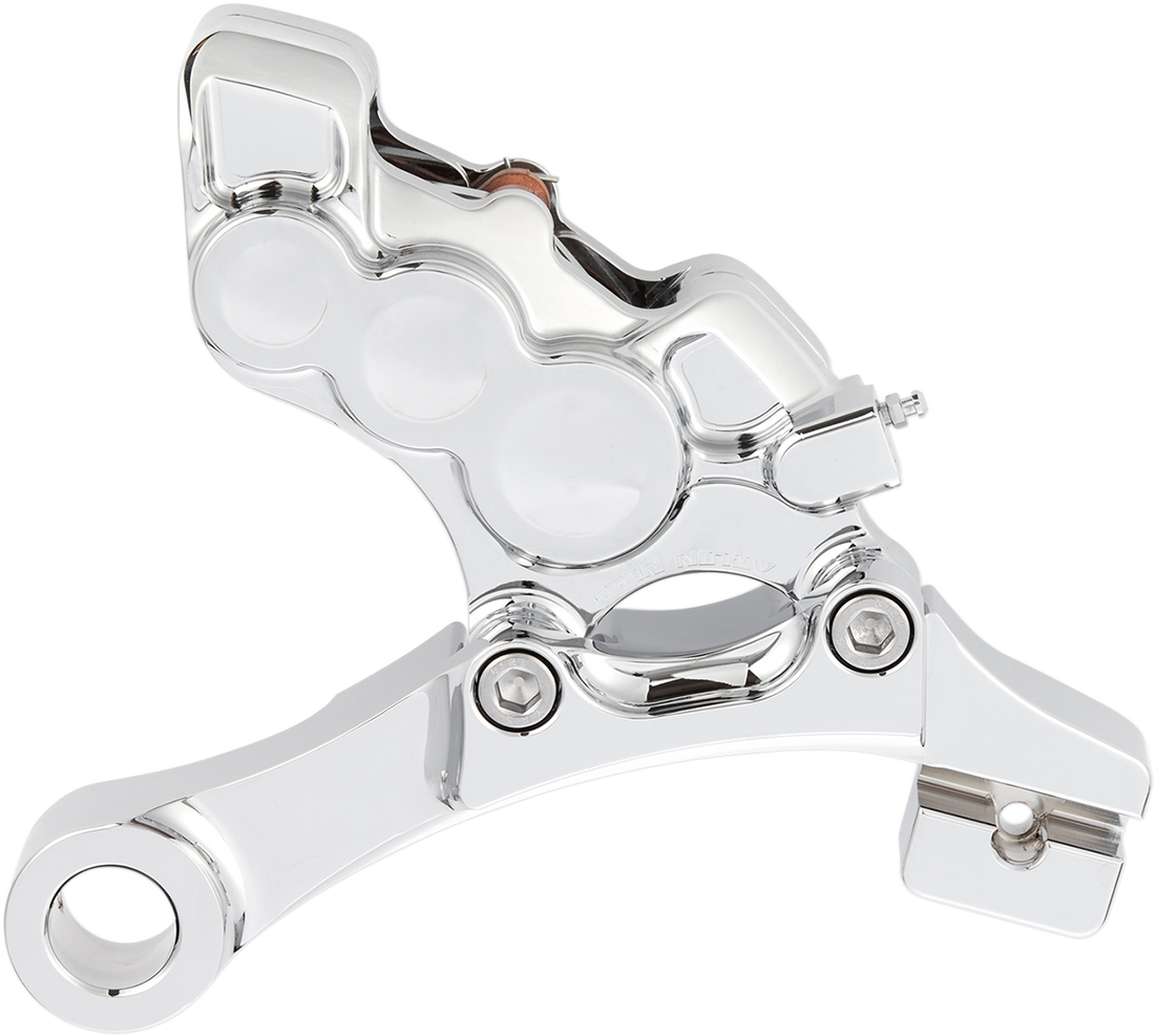 1701-0618 - ARLEN NESS 6-Piston Caliper - Rear - Chrome - 11.8" 02-302