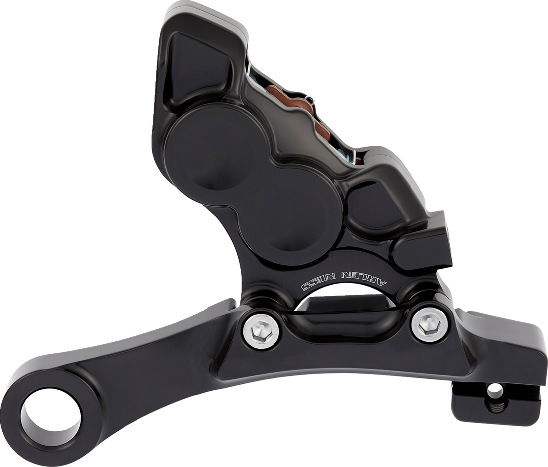 1701-0627 - ARLEN NESS 4-Piston Caliper - Rear - 11.8" - Black 02-325