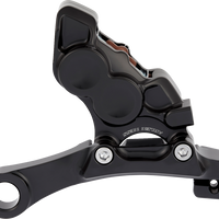 1701-0627 - ARLEN NESS 4-Piston Caliper - Rear - 11.8" - Black 02-325