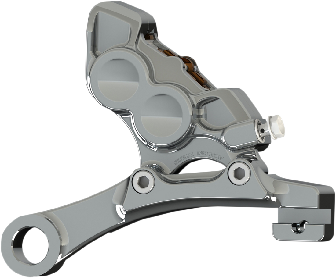 1701-0627 - ARLEN NESS 4-Piston Caliper - Rear - 11.8" - Black 02-325