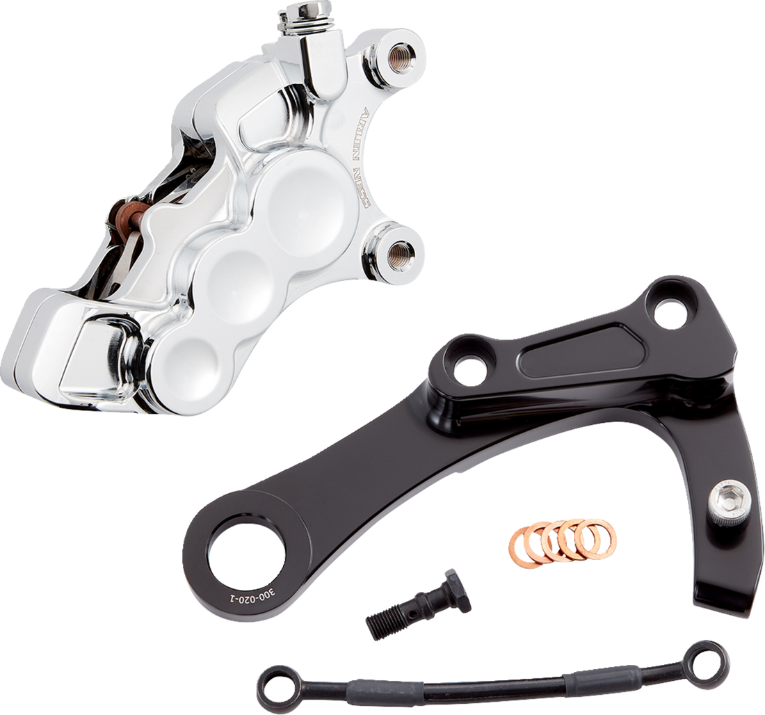 1701-0773 - ARLEN NESS 6-Piston Caliper - Rear - Chrome 02-326