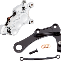 1701-0773 - ARLEN NESS 6-Piston Caliper - Rear - Chrome 02-326