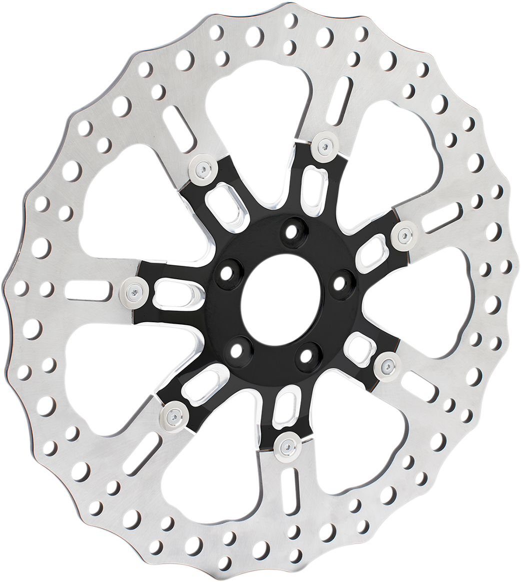 1710-3319 - ARLEN NESS Front Rotor - 7 Valve - 14" - Black 33-10301-203