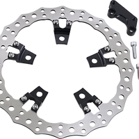 1710-3514 - ARLEN NESS Jagged Left Brake Rotor - Touring - 14" 02-950