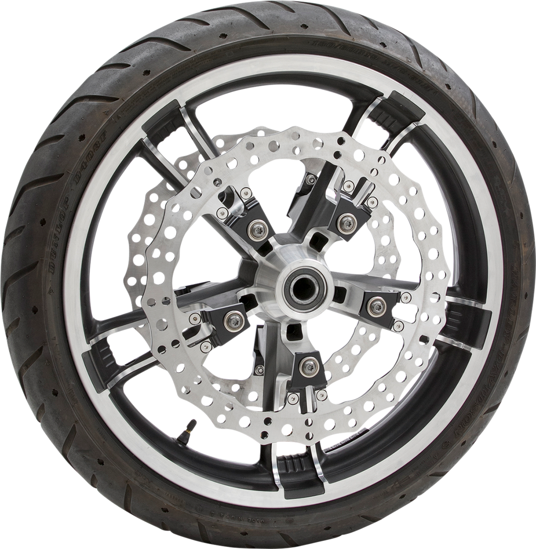 1710-3514 - ARLEN NESS Jagged Left Brake Rotor - Touring - 14" 02-950