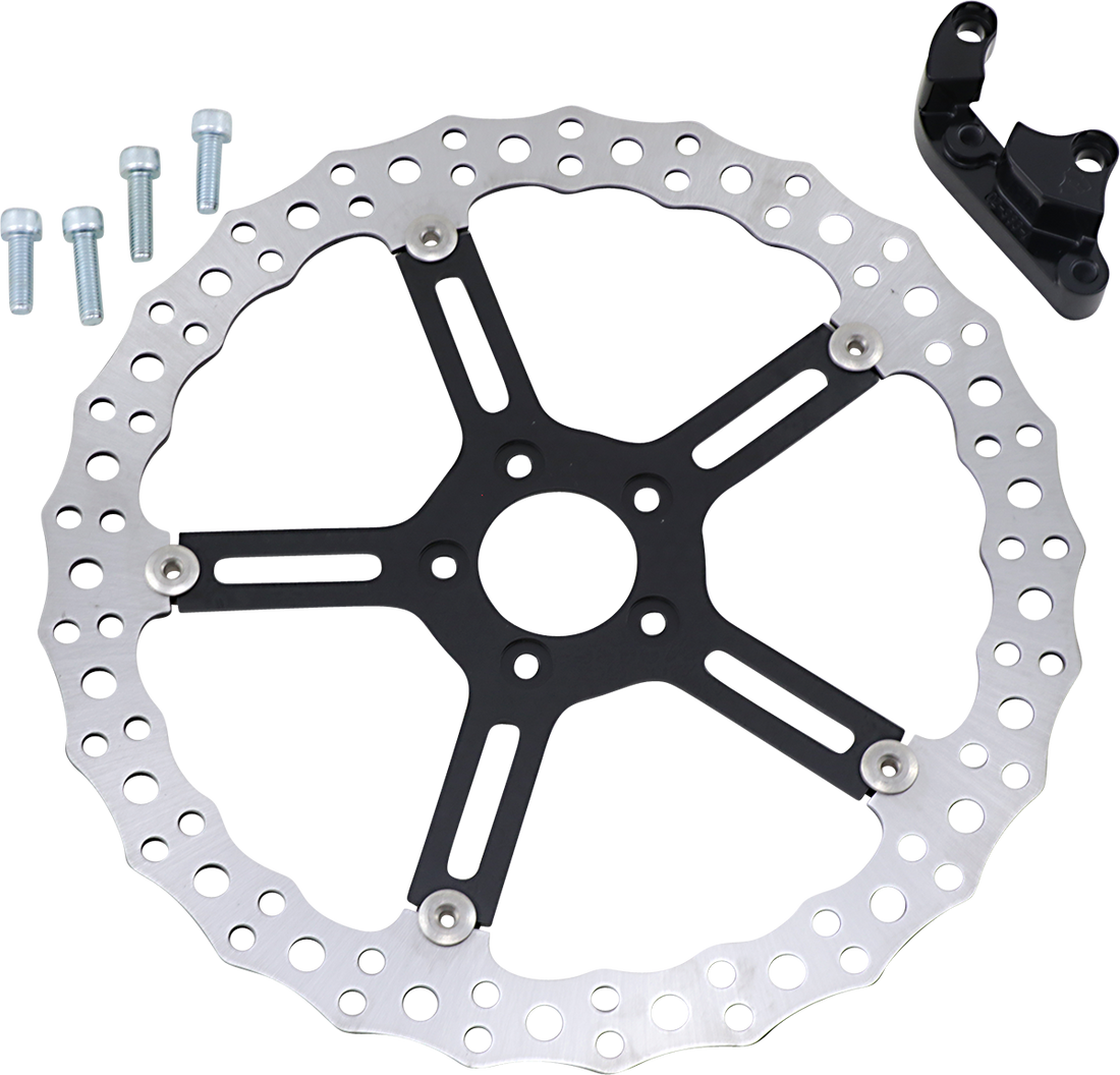 1710-3748 - ARLEN NESS Jagged Brake Rotor - 15" - FXLR/FXBB - Left 02-996