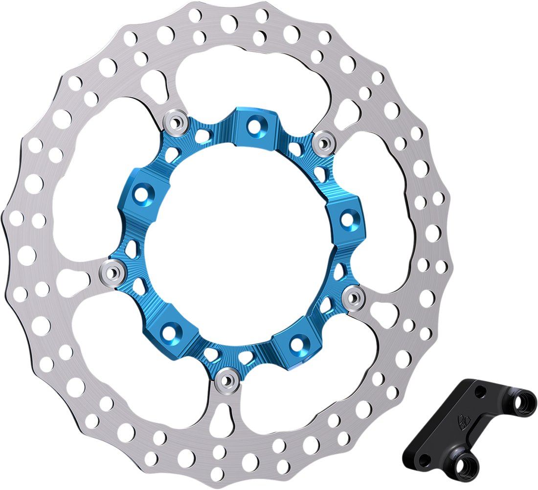 1710-3961 - ARLEN NESS Rotor 14" - Front Left - Blue 300-001