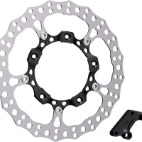 1710-3964 - ARLEN NESS Rotor 14" - Front Right - Black 300-004