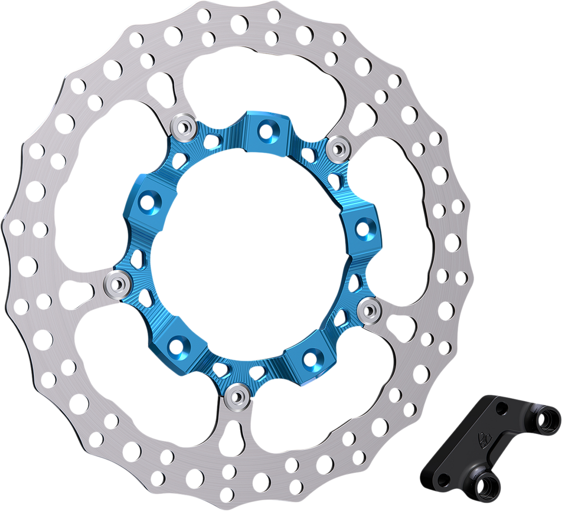 1710-3965 - ARLEN NESS Rotor 14" - Front Right - Blue 300-005