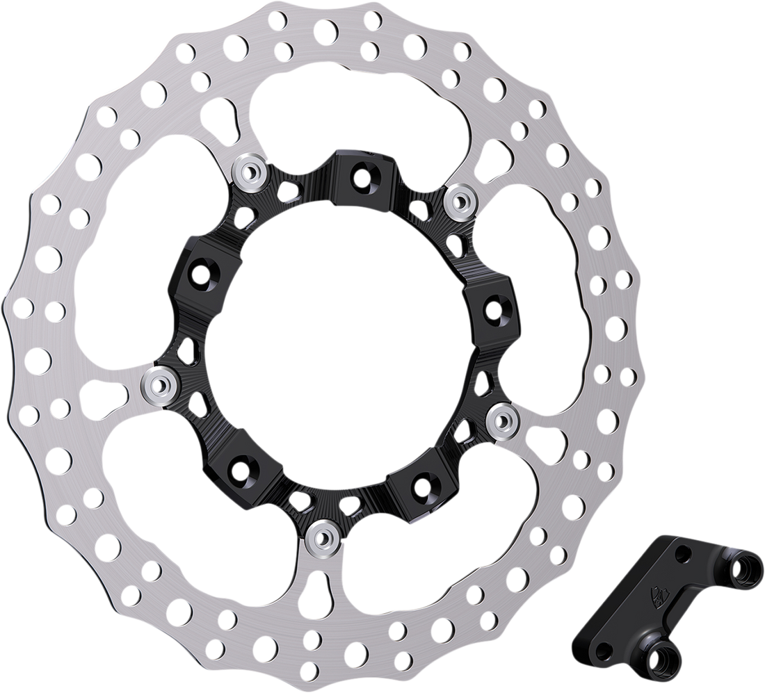 1710-3965 - ARLEN NESS Rotor 14" - Front Right - Blue 300-005