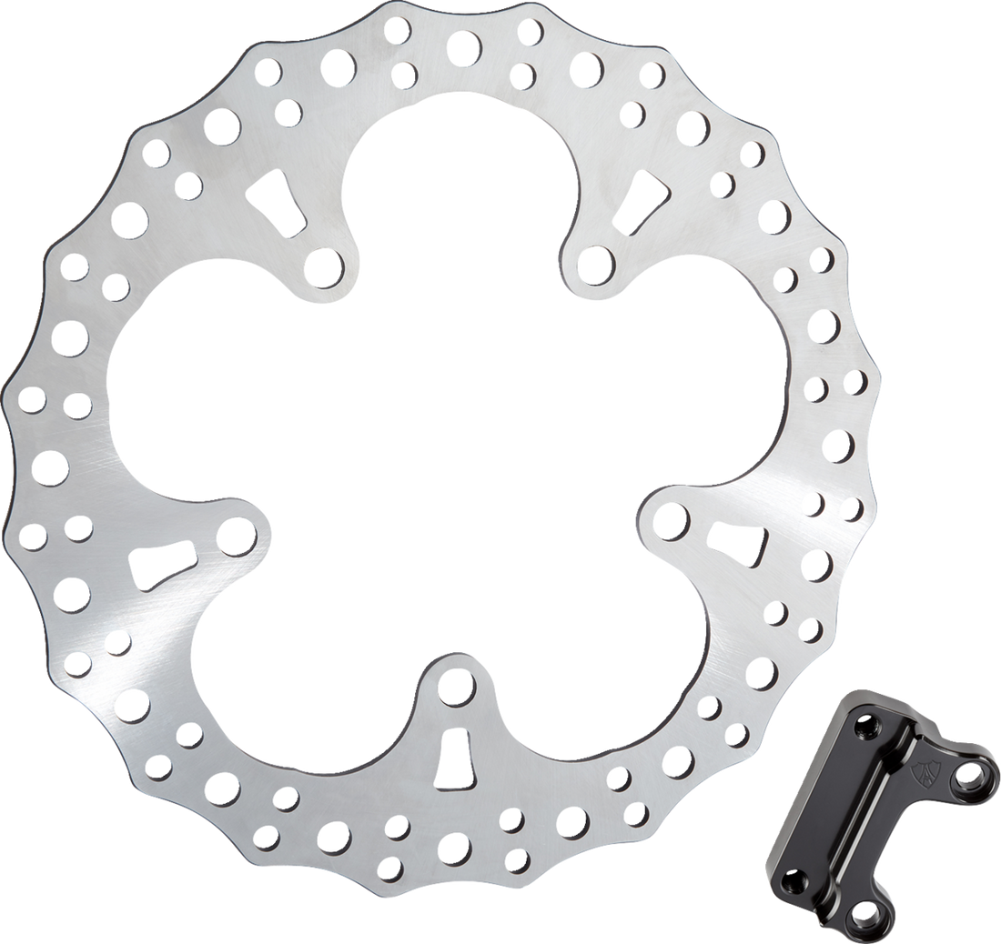 1710-4165 - ARLEN NESS Jagged Left Brake Rotor - 13" 300-012