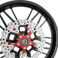 1710-4714 - ARLEN NESS Spider Rotor - 11.8" - Red 300-069