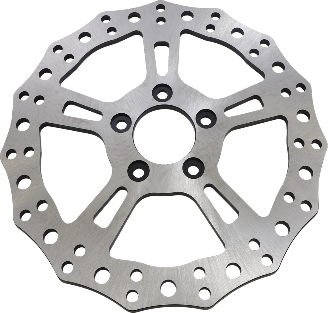 1710-4754 - ARLEN NESS Jagged Rear Brake Rotor - 12-19/32" - Stainless Steel 300-094