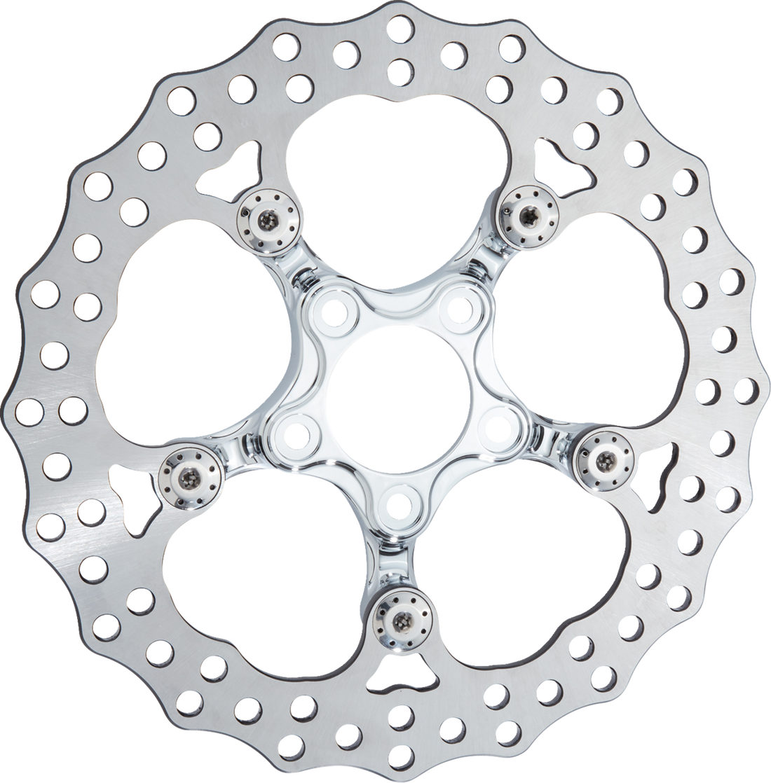 1710-4774 - ARLEN NESS Spider Rotor - 12-19/32" - Chrome - Front 300-112