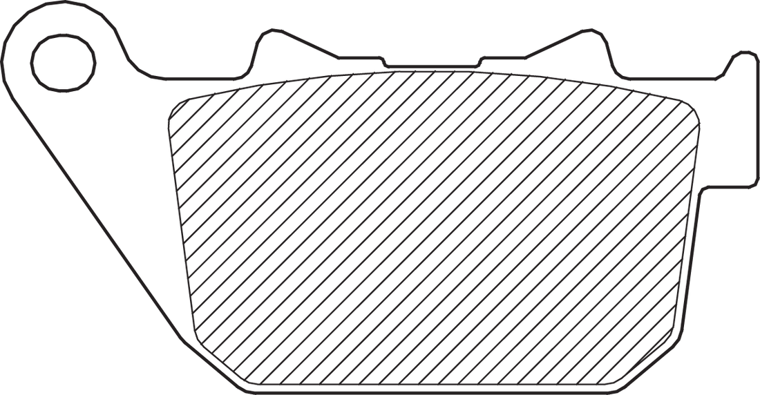 1720-0212 - DRAG SPECIALTIES Organic Brake Pads - Sportster FAD387