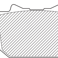 1720-0212 - DRAG SPECIALTIES Organic Brake Pads - Sportster FAD387
