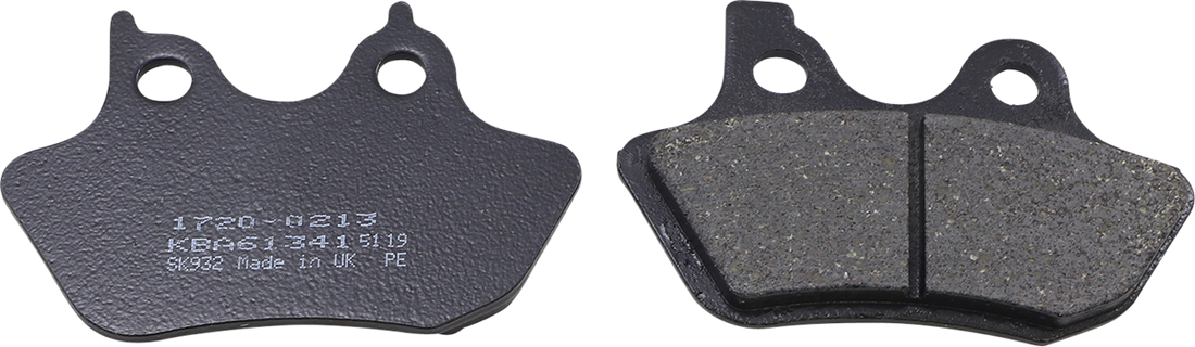 1720-0213 - DRAG SPECIALTIES Organic Brake Pads - Harley-Davidson FAD400