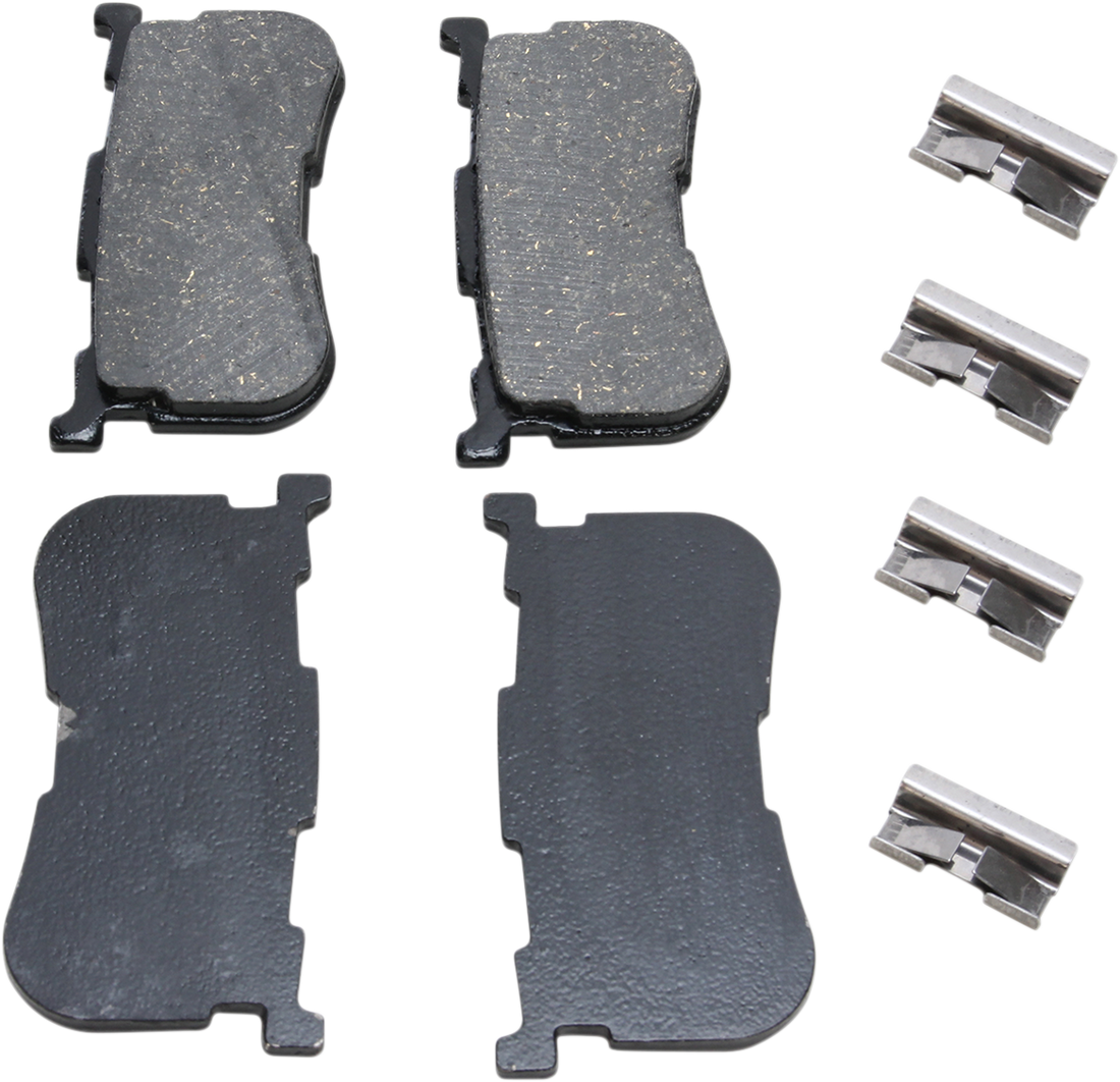 1720-0547 - DRAG SPECIALTIES Organic Brake Pads - Trike FAD641/4V