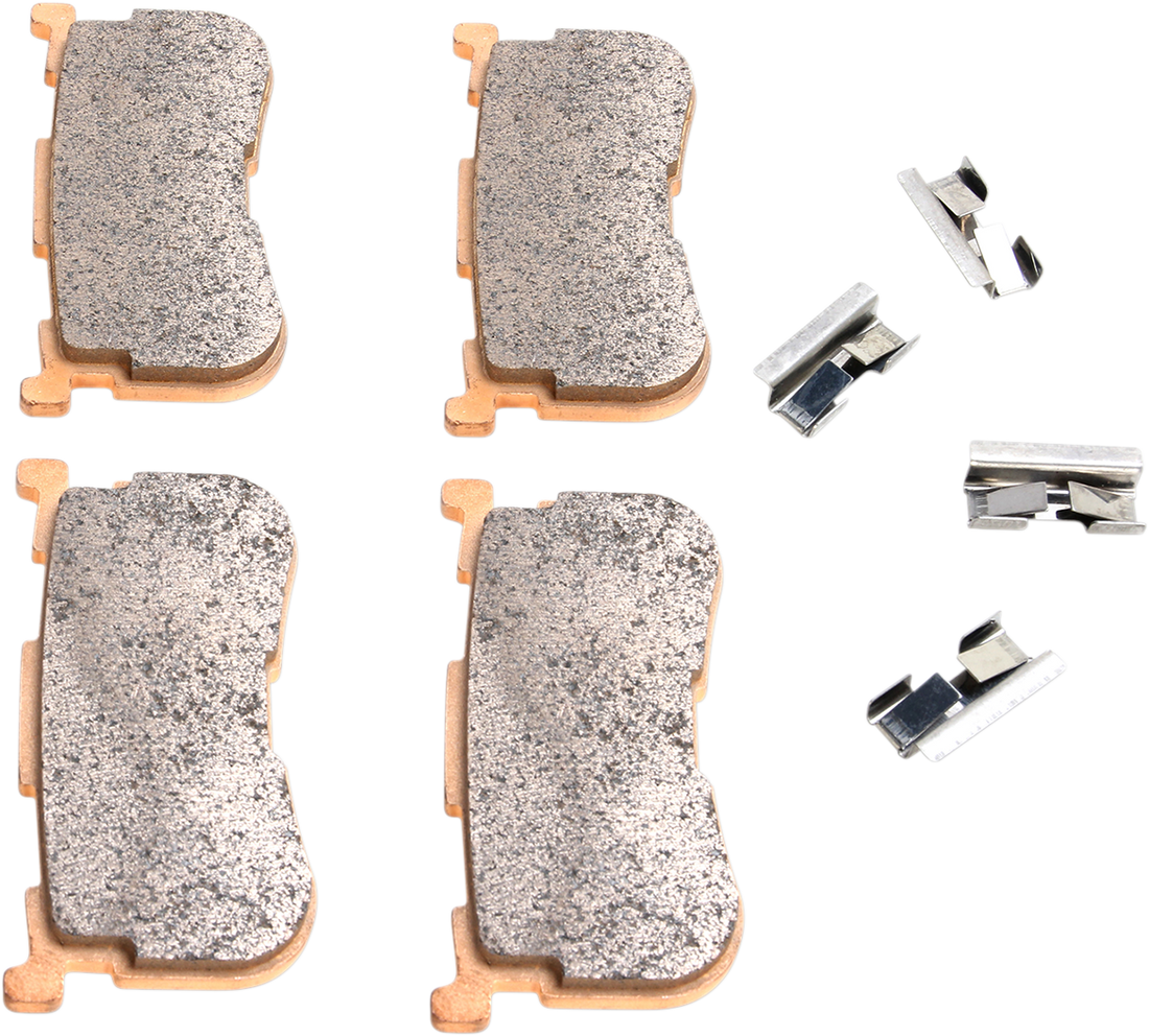 1721-2296 - DRAG SPECIALTIES Sintered Metal Brake Pads - Trike FAD641-4HH