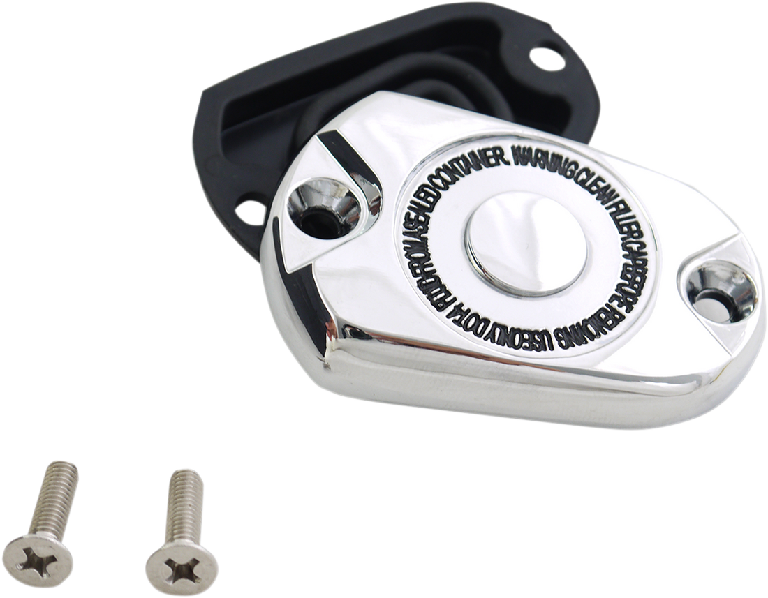 1731-0604 - DRAG SPECIALTIES Rear Master Cylinder - XL '14+ - Chrome 78073C