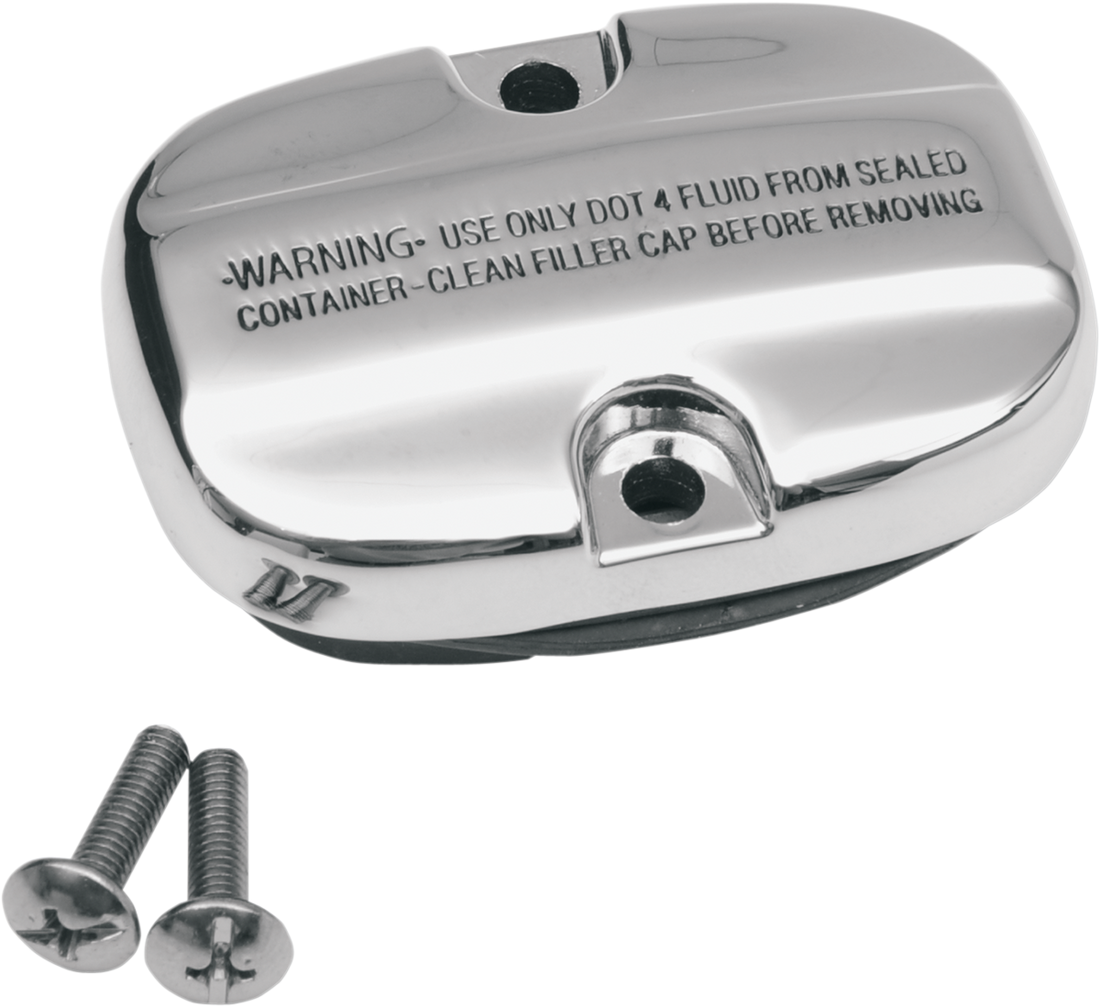 1731-0604 - DRAG SPECIALTIES Rear Master Cylinder - XL '14+ - Chrome 78073C