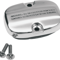 1731-0604 - DRAG SPECIALTIES Rear Master Cylinder - XL '14+ - Chrome 78073C
