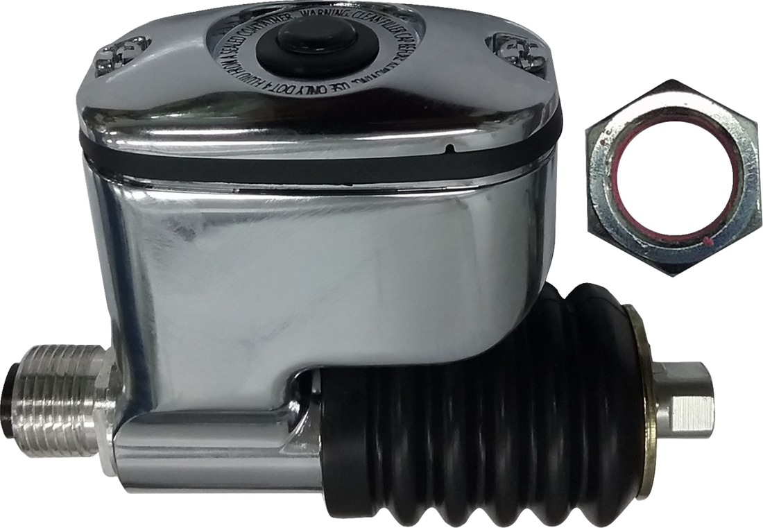 1731-0744 - DRAG SPECIALTIES Master Cylinder - Rear - Chrome B17-0653C