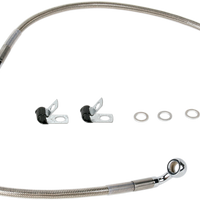 1741-0876 - DRAG SPECIALTIES Brake Line - Rear - Stainless Steel 660320
