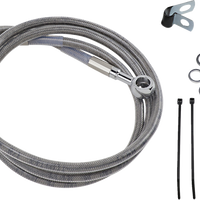 1741-2660 - DRAG SPECIALTIES Brake Line - Front - +8" - Stainless Steel 640115-8