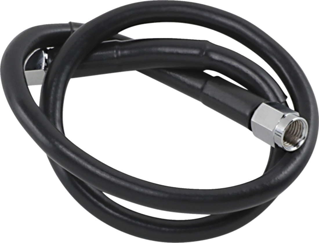 1741-2712 - DRAG SPECIALTIES Universal Brake Line - Black - 23" 823-BLK