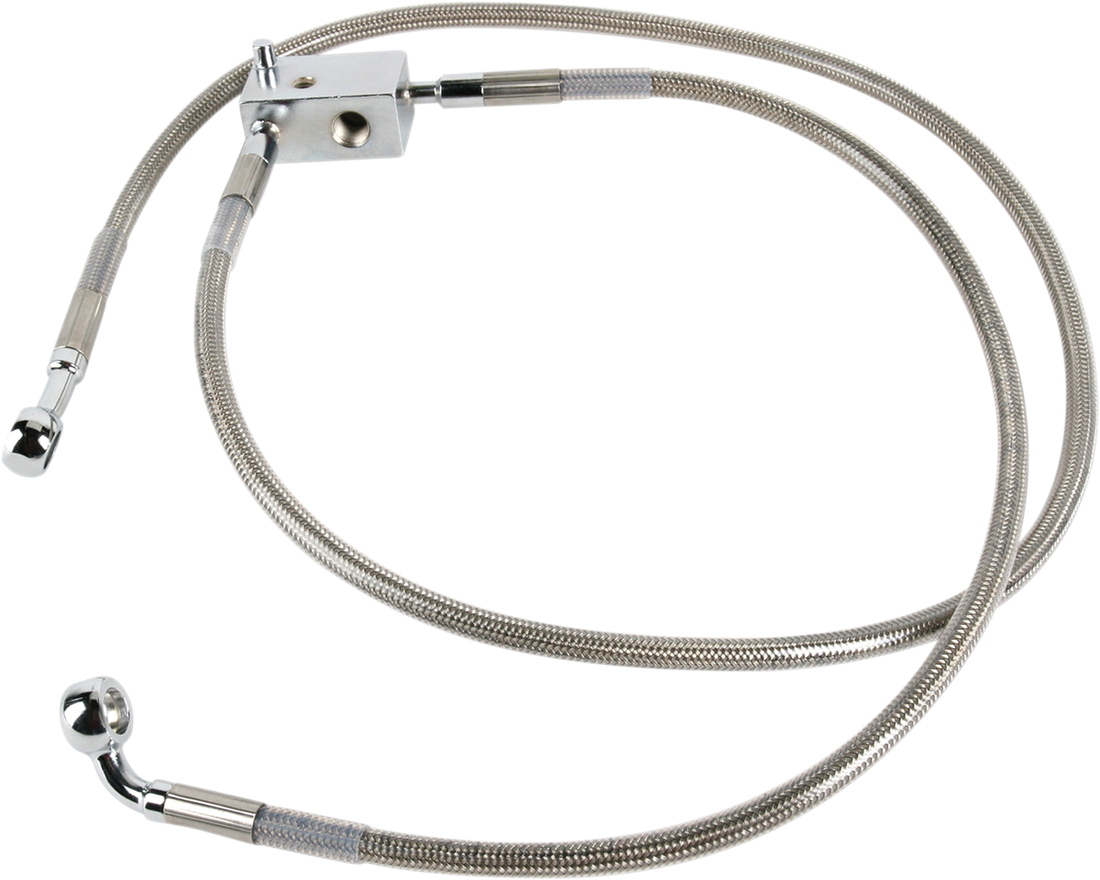 1741-2903 - DRAG SPECIALTIES Brake Line - +6" - Stainless Steel - FXDF '08-'17 660325-6