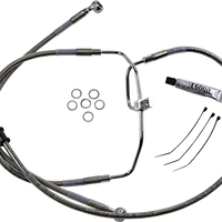 1741-2905 - DRAG SPECIALTIES Brake Line - +10" - Stainless Steel - FXDF '08-'17 660325-10