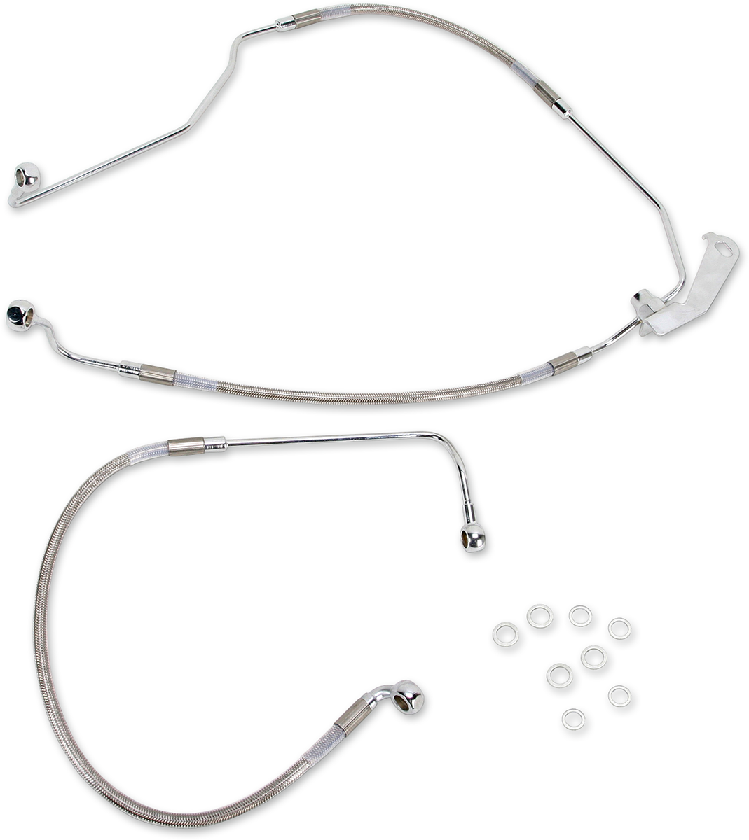 1741-2941 - DRAG SPECIALTIES Brake Line - Rear - Stainless Steel 640231