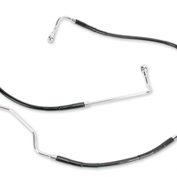 1741-2943 - DRAG SPECIALTIES Brake Line - Rear - Black 640231-BLK