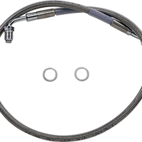 1741-5827 - DRAG SPECIALTIES Brake Line - +6" - Stainless Steel - '18-'22 Softail 618631-6
