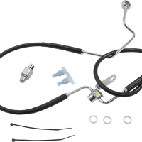 1741-6236 - DRAG SPECIALTIES Brake Line - Rear - Black - +3" ABS 623225-3BLK