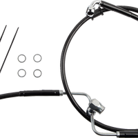 1741-6336 - DRAG SPECIALTIES Brake Line - Rear - ABS - Stainless Steel 6172101