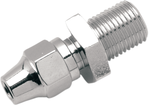1742-0061 - DRAG SPECIALTIES Brake Line Fitting - 1/8" NPT - Straight 340