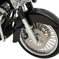ARLEN NESS Fork Legs - Chrome - Smooth - Dual Disc 40-503