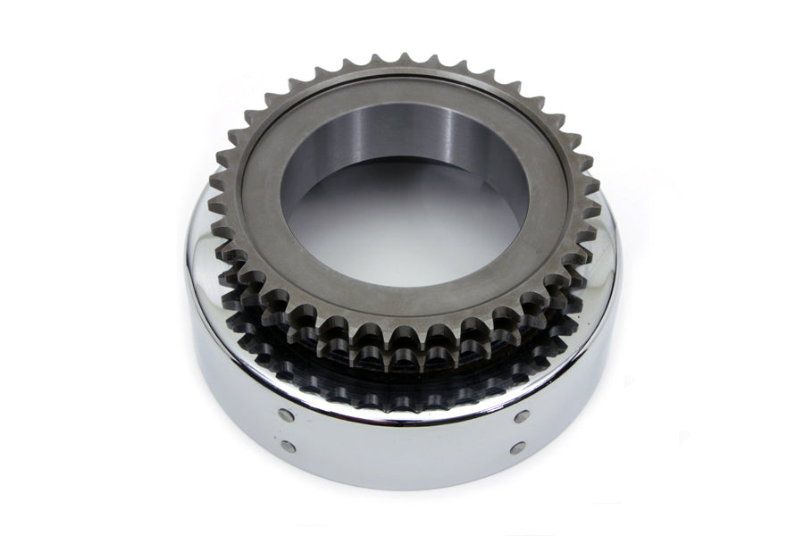 18-0526 - Chrome Kickstart Clutch Drum by York