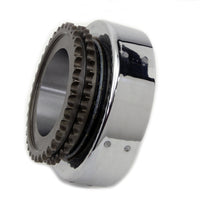 18-0526 - Chrome Kickstart Clutch Drum by York